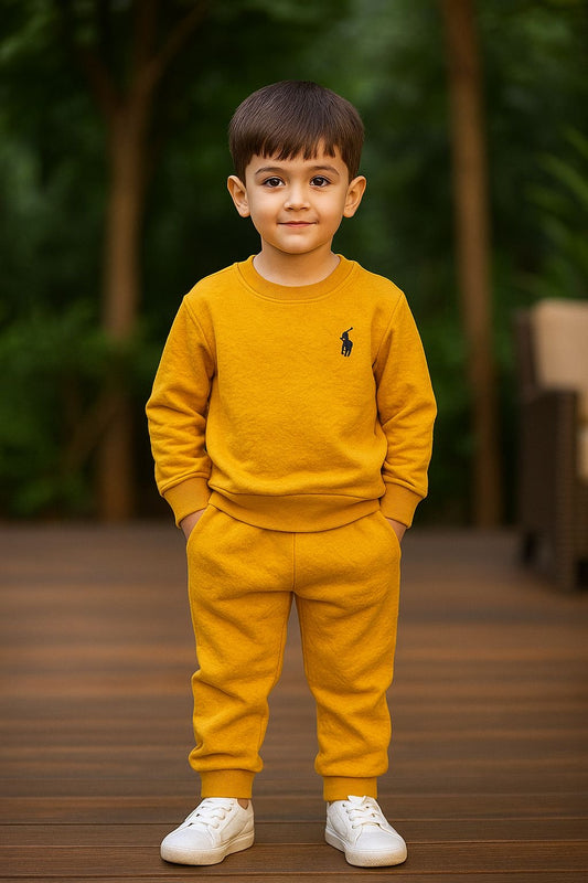 Mustard track suit for boys