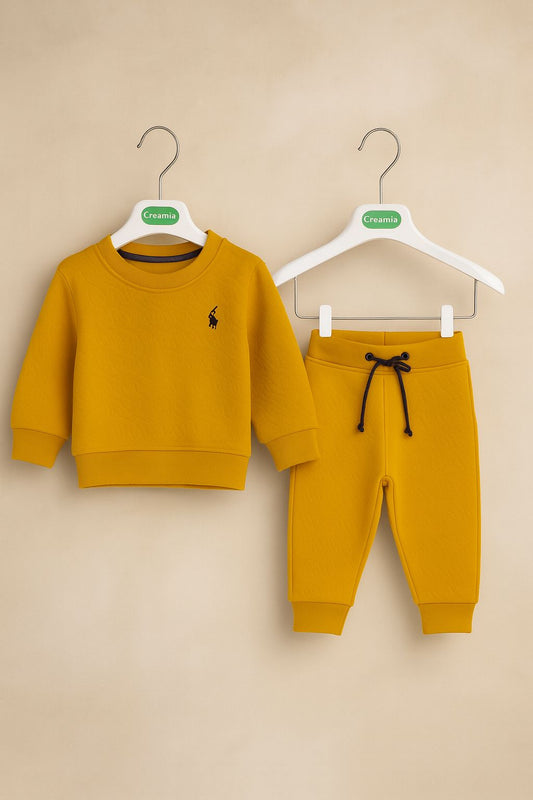 Mustard track suit for boys