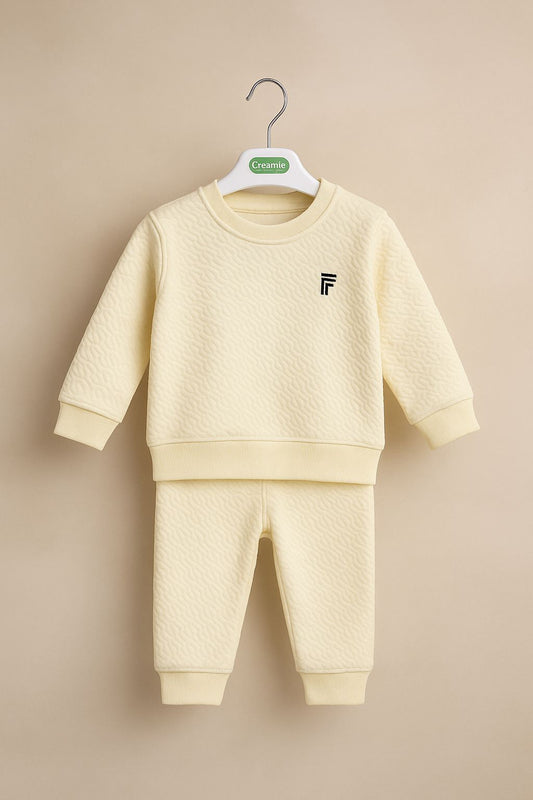 White Polo Winter Track Suit for Boys | Soft Winter Fabric | Ages 1–10 Years