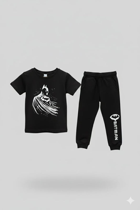 26. Batman Kids T-Shirt & Trouser Set – The Dark Knight (Boys
