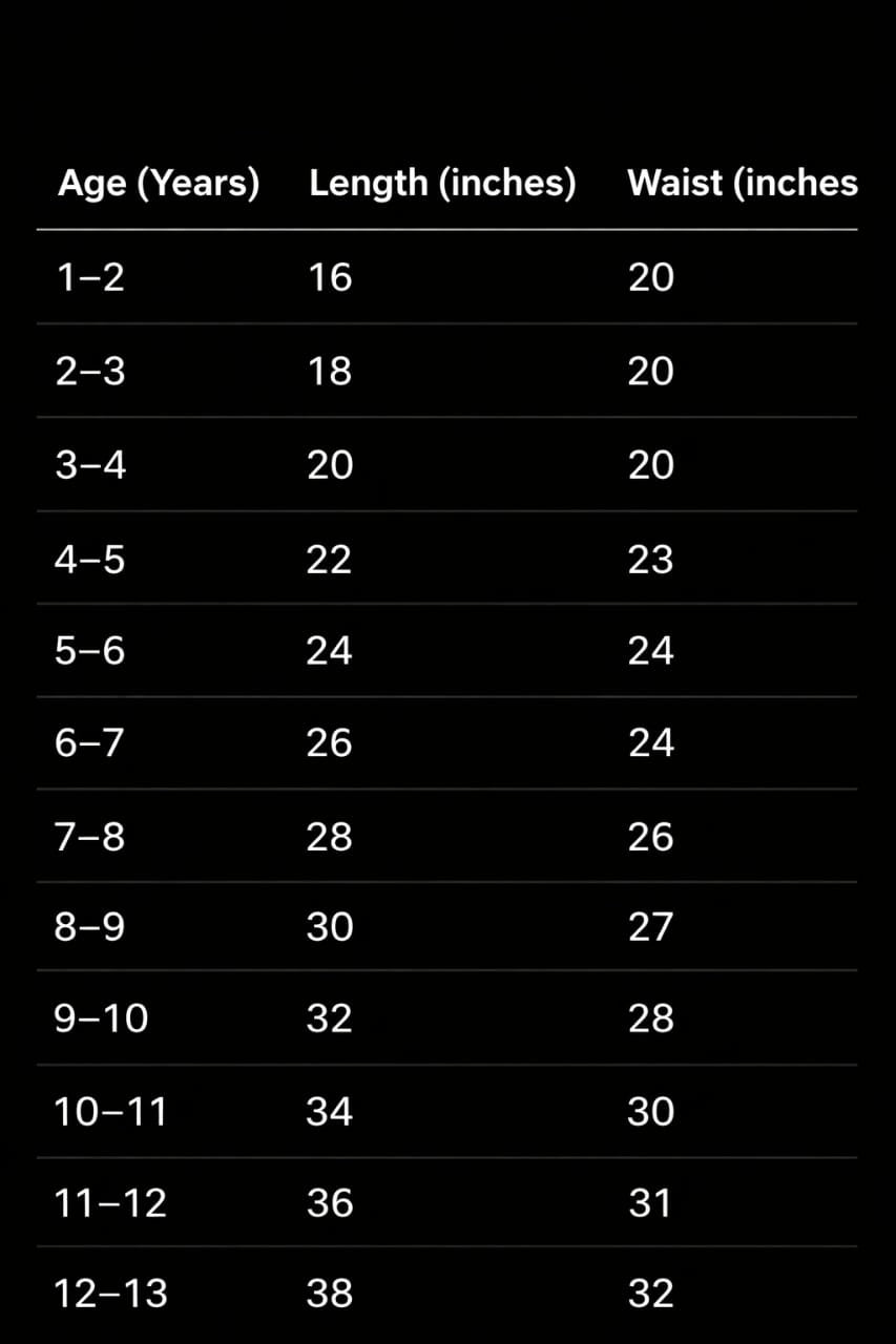 31. Premium Black Kids Jeans | Ages 1–13 Years | Soft Denim Fit