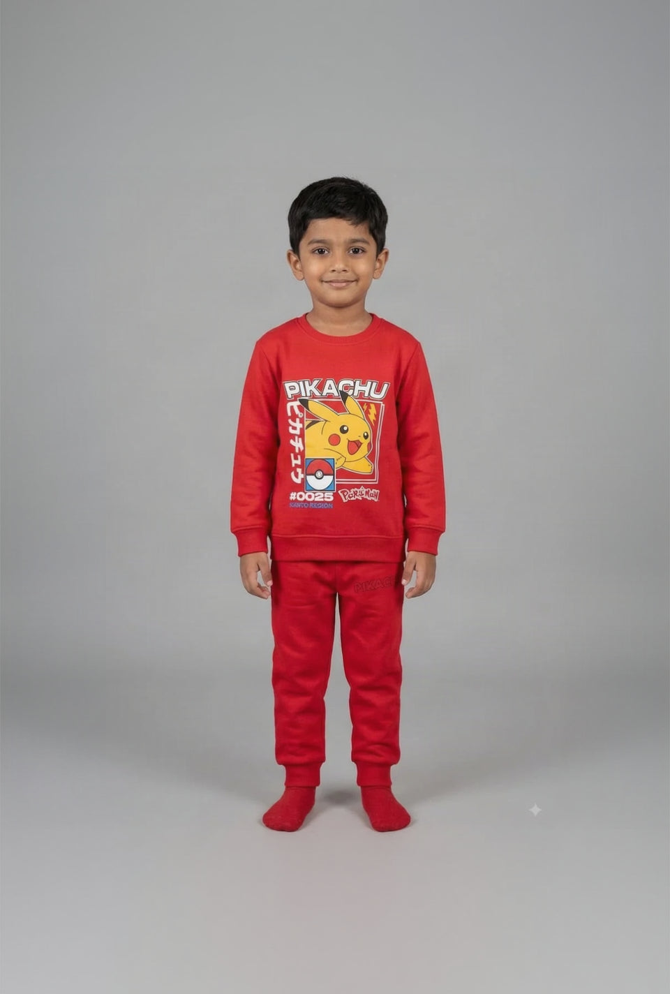 11.Kids' Pokémon Pikachu Graphic Sweatshirt & Joggers Tracksuit Set (Ages 1–12 Years)
