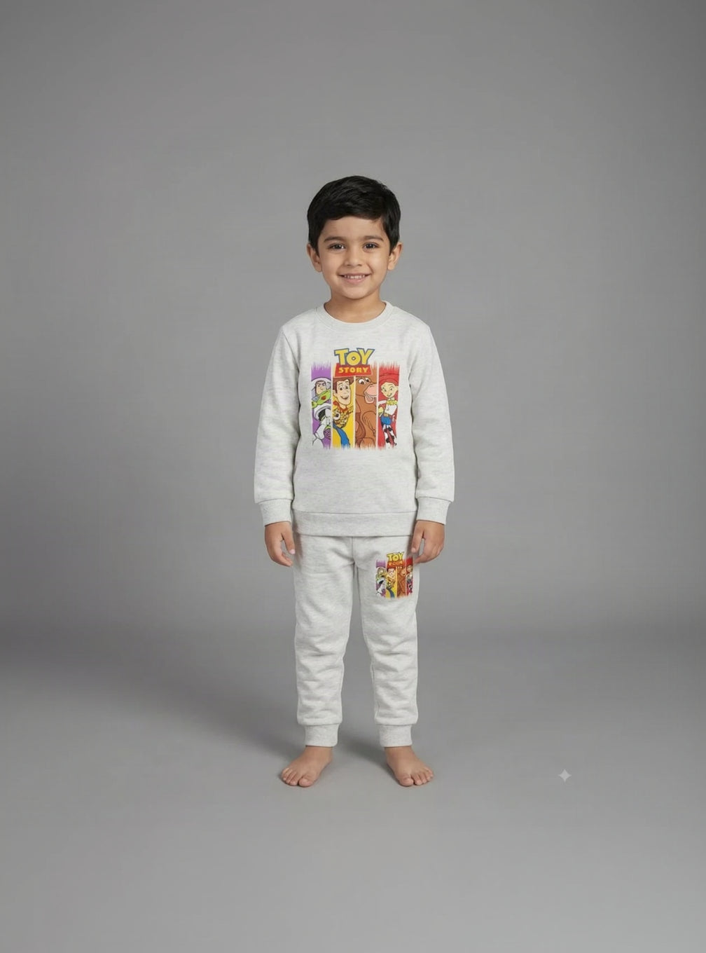 15.Kids' Toy Story Graphic Sweatshirt & Joggers Tracksuit Set (Ages 1–12 Years)