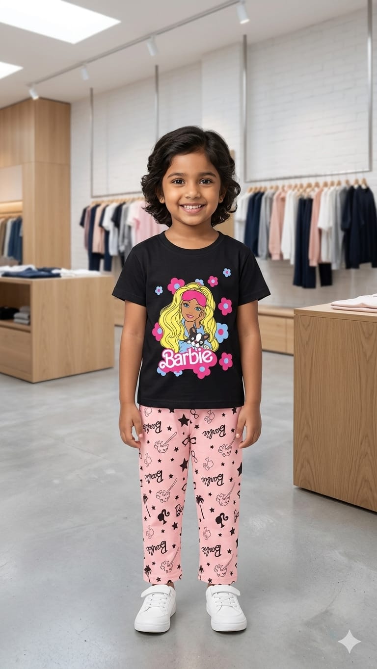 27. Barbie Dreams Kids' Pajama Set (Ages 1-10)