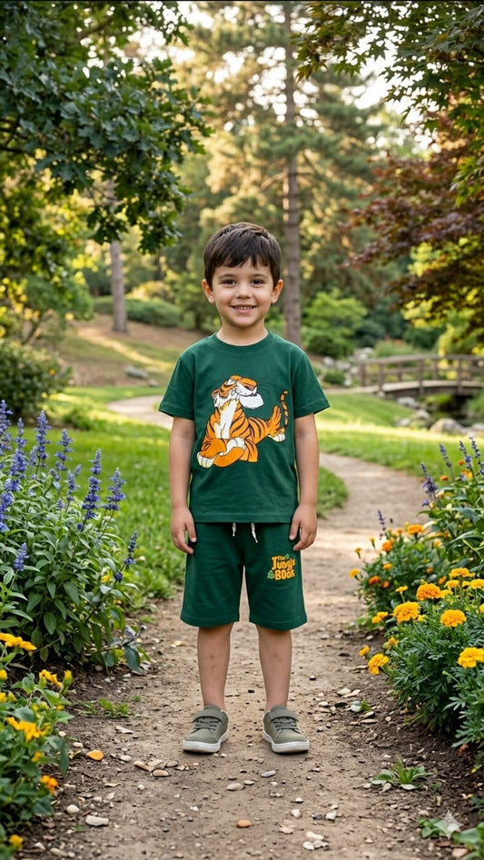 1. Kids' "The Jungle Book" Graphic Summer Set (Ages 1-12 Years)